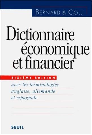 Dictionnaire économique et financier